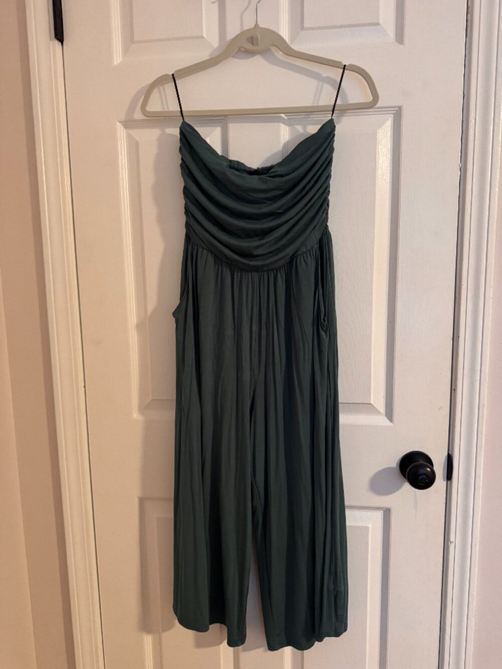 American Threads NWT Teal Wide Leg Jumpsuit – Size Medium